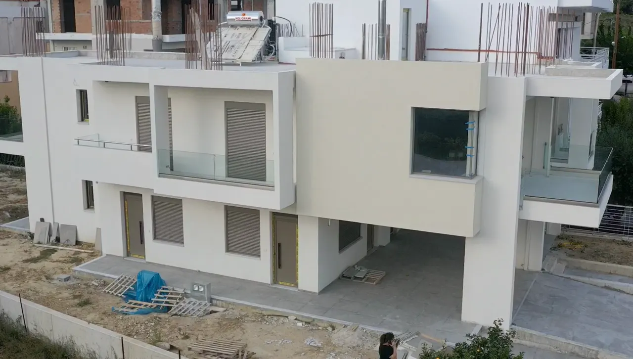 Εναέρια λήψη του ολοκληρωμένου συγκροτήματος